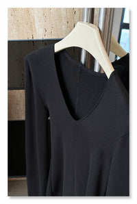 YP Style V-Neck Long Sleeve