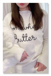 YP Style Printed Long Sleeve Sweater