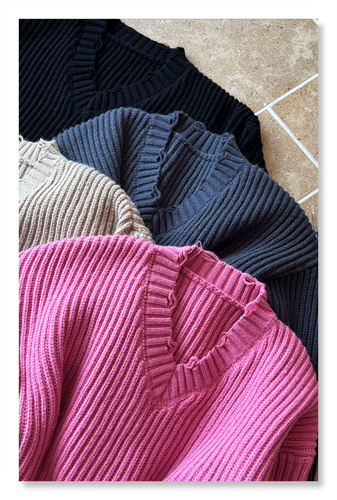 YP Style Oversize Knit Sweater