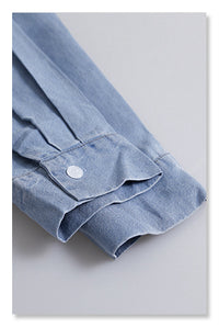 YP Style Blue Denim Shirt