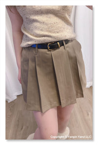 YP Style Casual Pleated Skirt