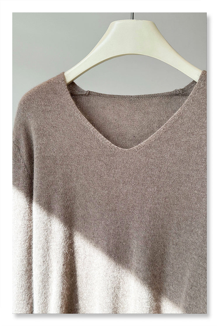 YP Style V-Neck Knit Sweater