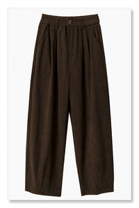 YP Style Corduroy Loose-Fit Pants