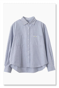 YP Style Blue Striped Shirt