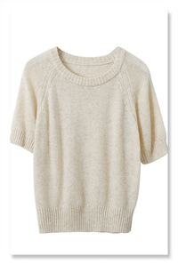 YP Style Round Collar Knit Top