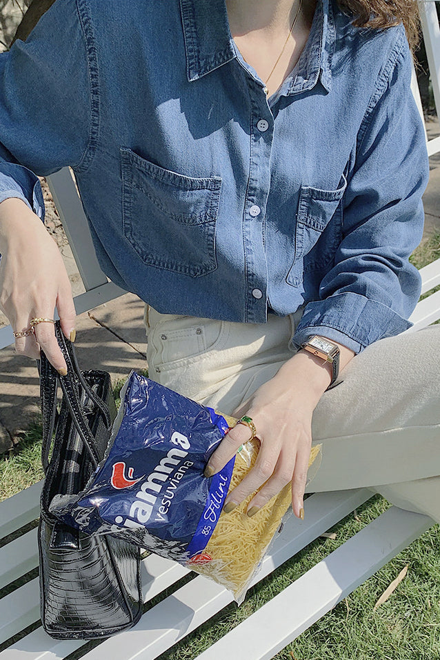 Blue Denim Shirt