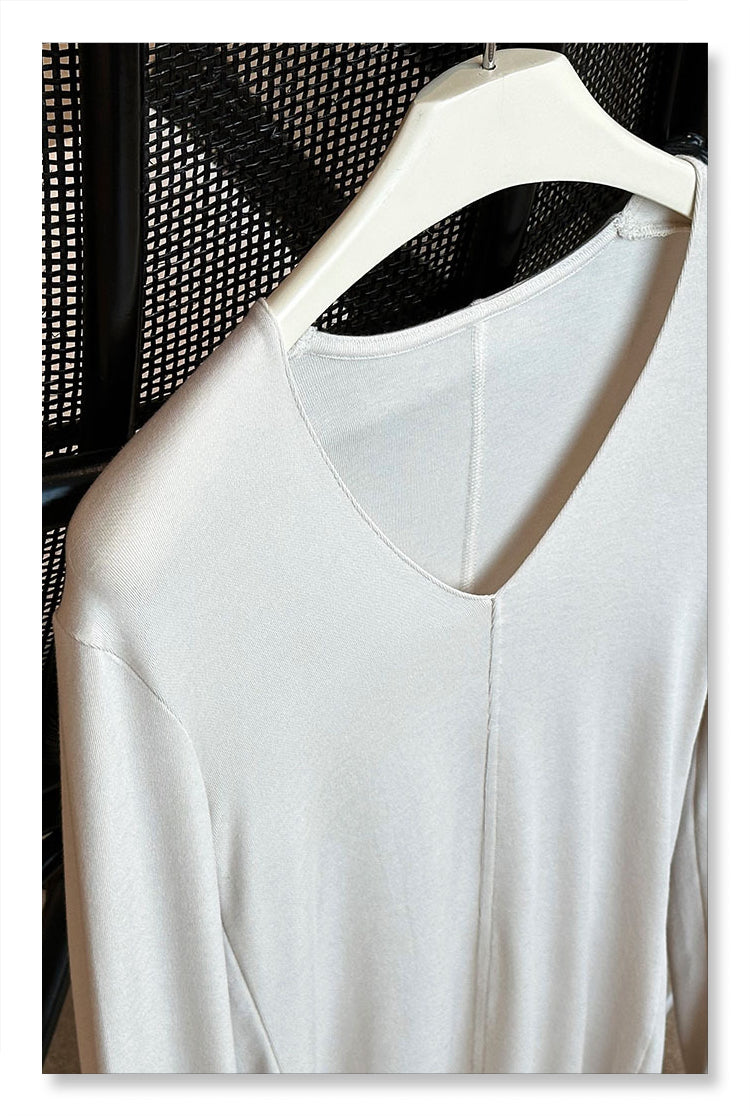 YP Style V-Neck Long Sleeve