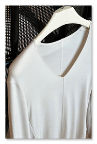 YP Style V-Neck Long Sleeve