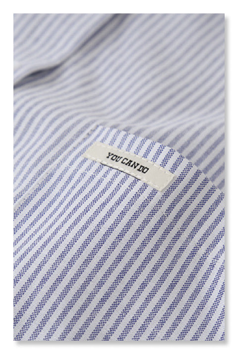 YP Style Blue Striped Shirt