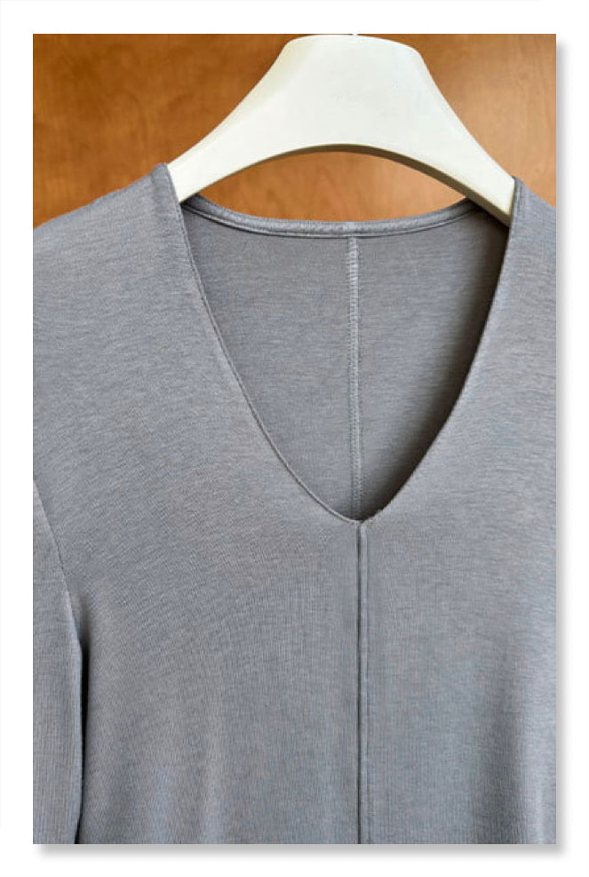 YP Style V-Neck Long Sleeve