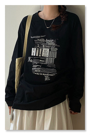 YP Style Cotton Printed Long Sleeve T-shirt