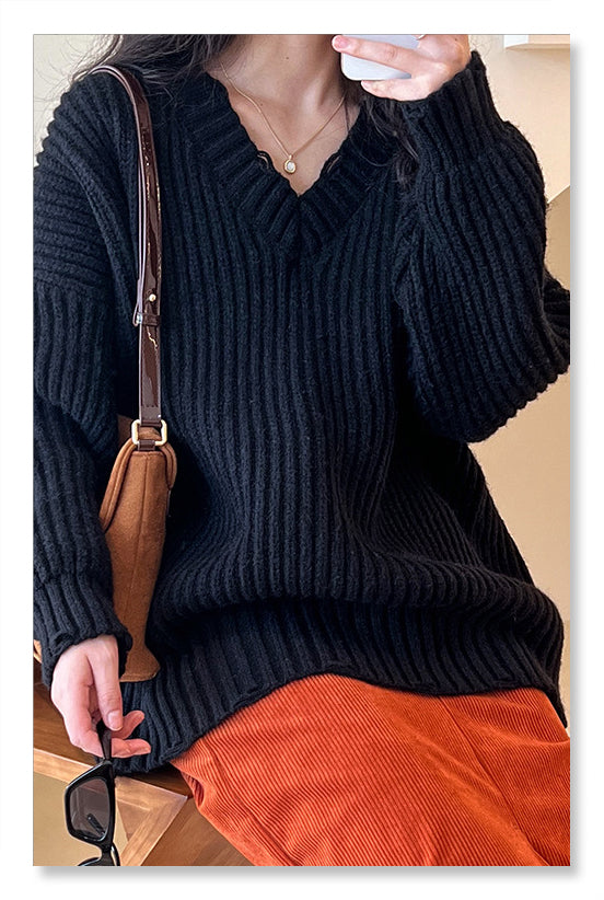 YP Style Oversize Knit Sweater