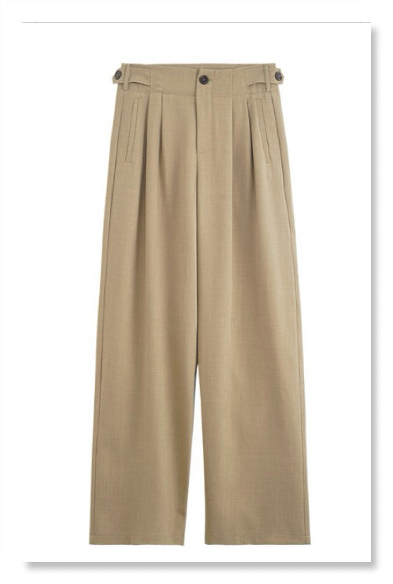 YP Style Straight High-Waisted Pants