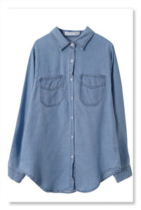 YP Style Blue Denim Shirt