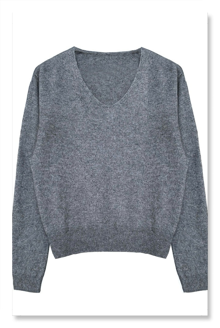 YP Style V-Neck Knit Sweater