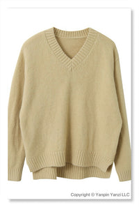 YP Style V-Neck Knit Sweater