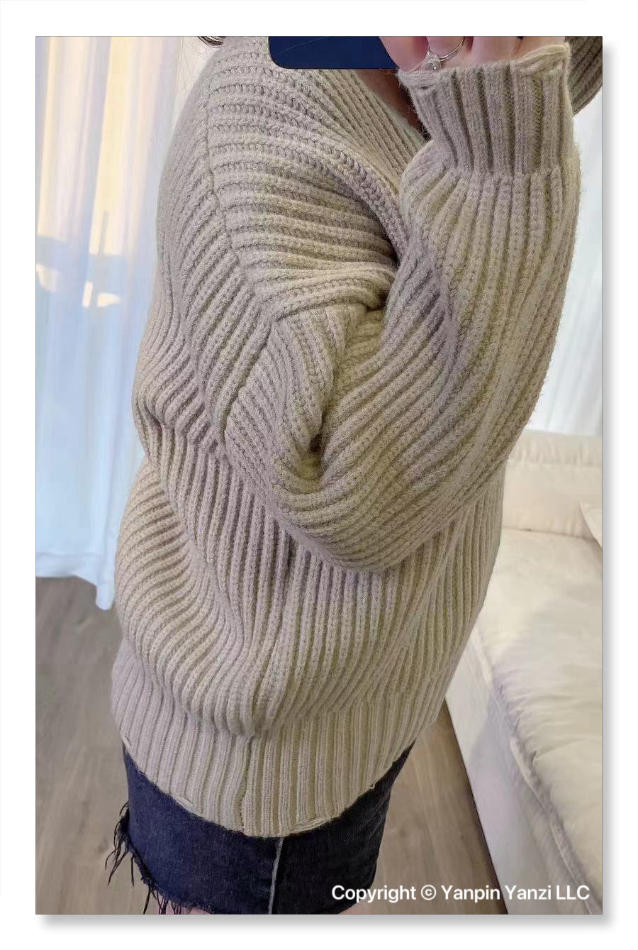 YP Style Oversize Knit Sweater